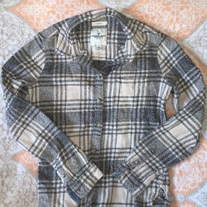 AEO plaid flannel